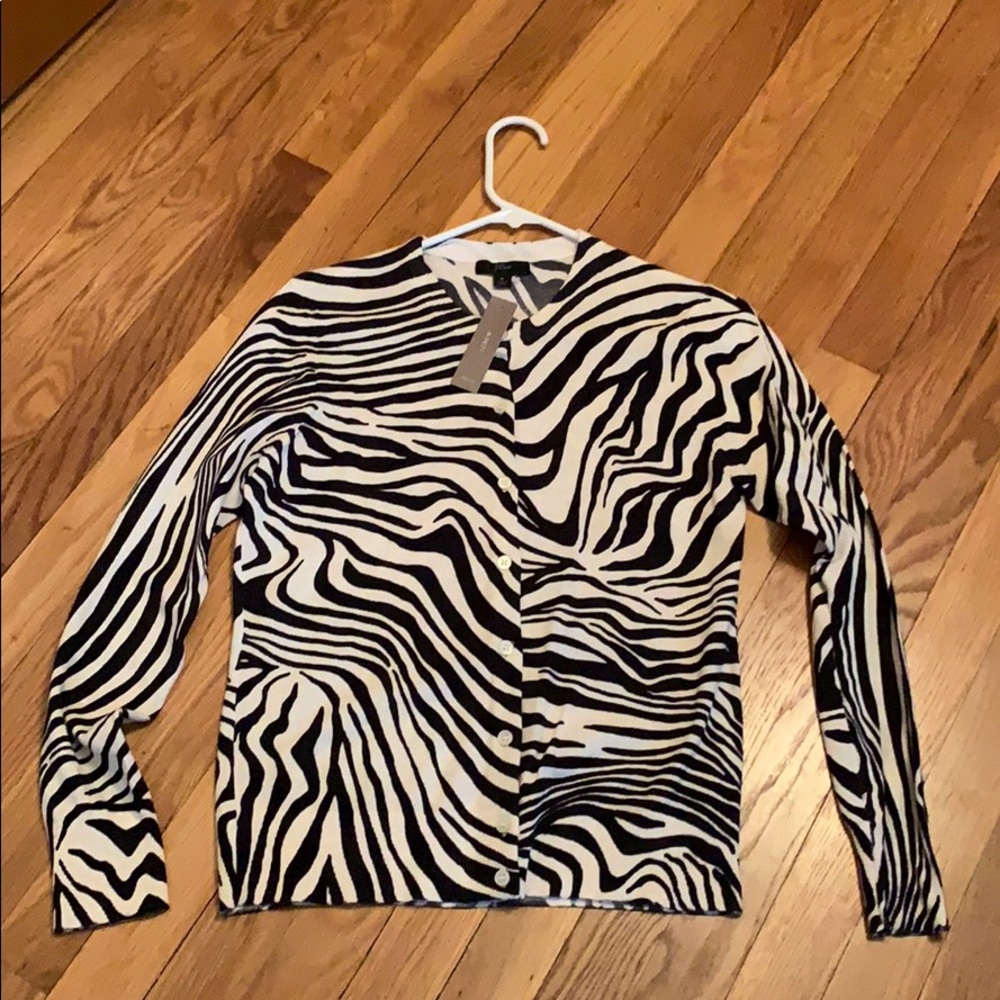 NWT- JCrew cotton cardigan